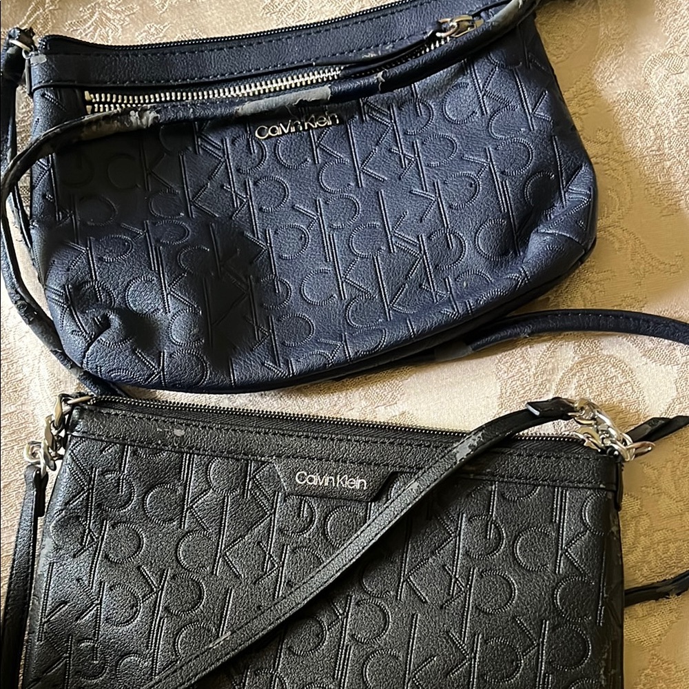 Calvin Klein Black and Gray Women's Bags